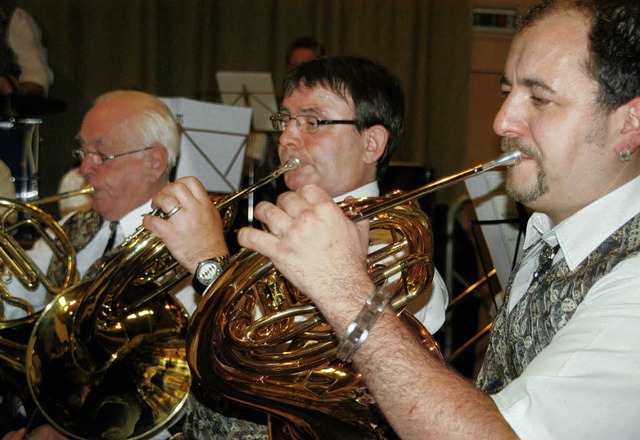 Der Musikverein Geschwend meisterte ei...Konzert und begeisterte das Publikum.   | Foto: Verena Wehrle