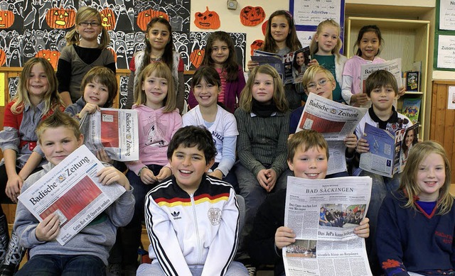 Zisch-Besuch: Hans-Thoma-Schule in Laufenburg, Klasse 4  | Foto: Krug