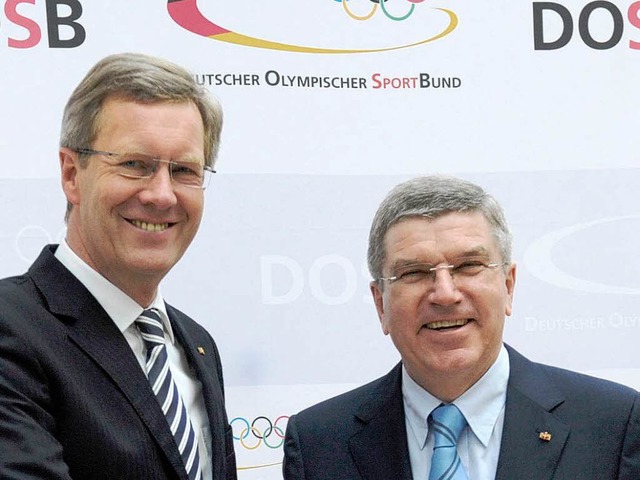 Der Praesident des Deutschen Olympisch...uf der Mitgliederversammlung des DOSB.  | Foto: dapd