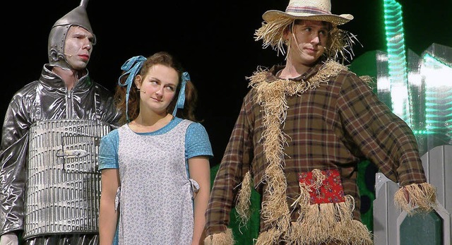 Dorothy, der Blechmann und die Vogelsc...ria-Theater die Zuschauer verzauberte.  | Foto: frey