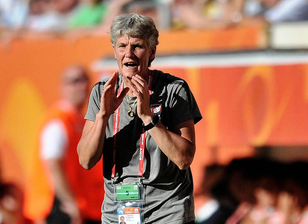 Nominiert als Frauen-Trainer des Jahres:  Pia Sundhage, Nationaltrainerin der Schweden