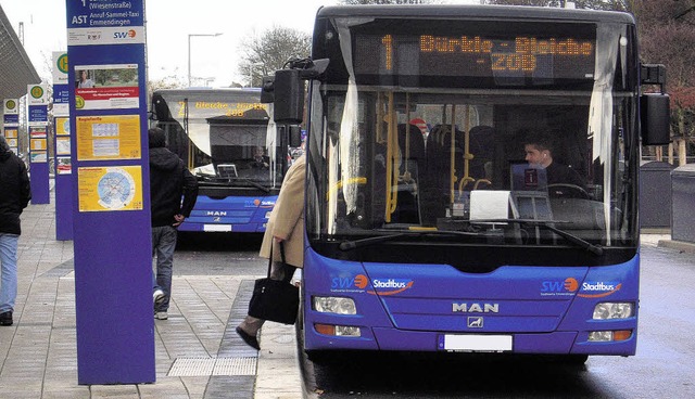 Ob Brkle-Bleiche oder Bleiche-Brkle ...Stadbusse von Emmendingen sind gefragt  | Foto: Markus Zimmermann