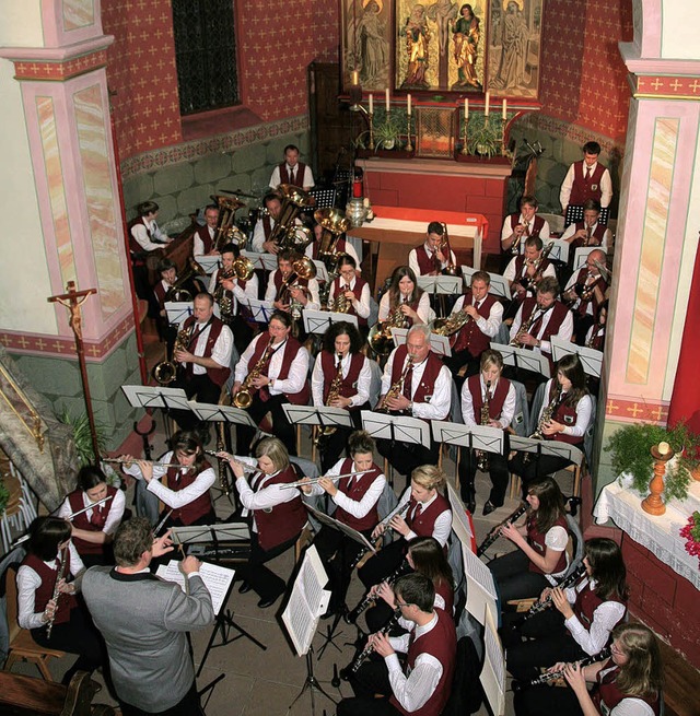 Festliche Musik beim Kirchenkonzert bo...burg in der Pfarrkirche St. Arbogast.   | Foto: sandra decoux-kone