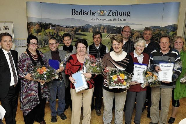 Bei Wind und Wetter die Zittig verteilt