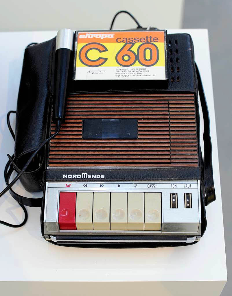 Kassettenrecorder, Nordmende, 1060er Jahre.