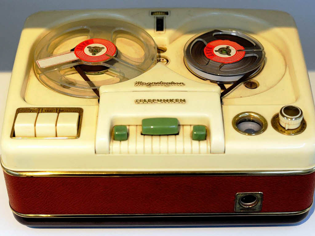 Tonbandgert, Telefunken Magnetophon, 1950er Jahre.