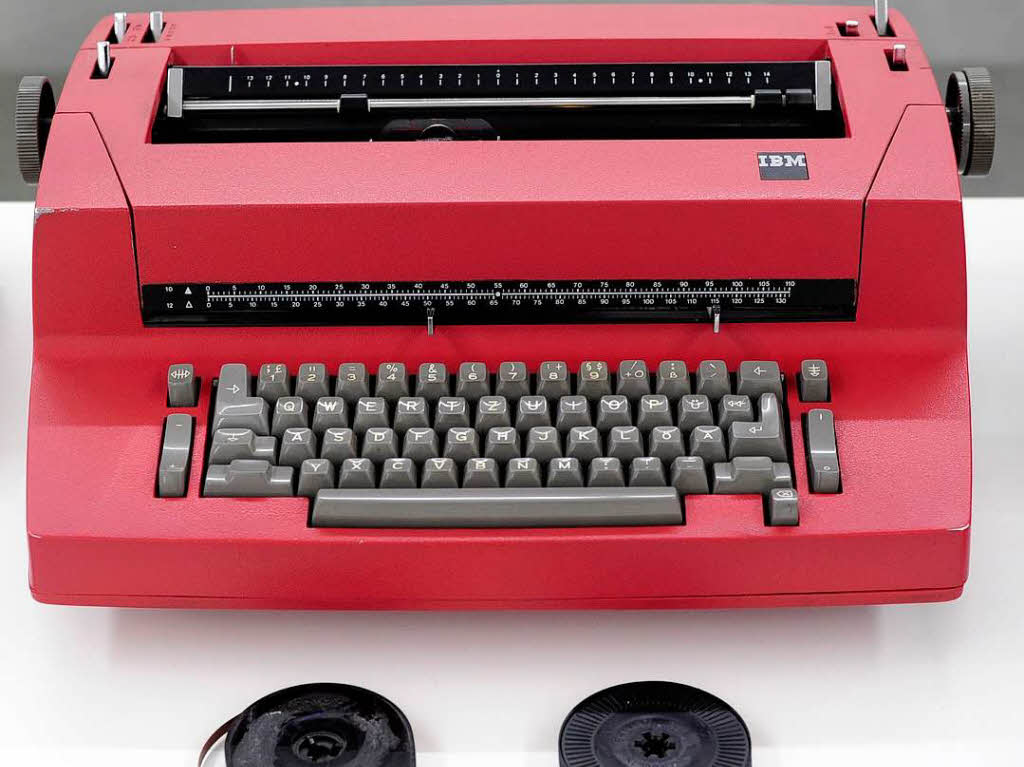 Kugelkopf-Schreibmaschine, IBM, 1970er Jahre.