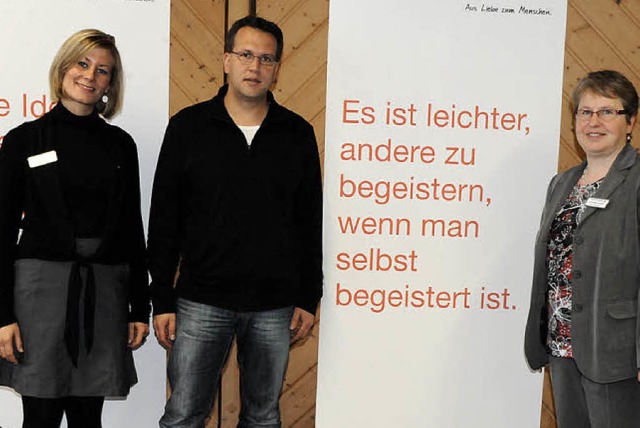 Simone Carl (von links), Denis Deiser ...n und Arbeitsgemeinschaften ttig sind  | Foto: Markus Zimmermann