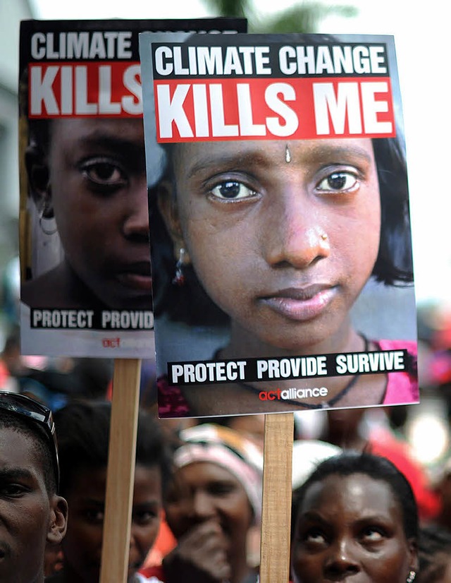 Demonstranten in Durban  | Foto: dpa