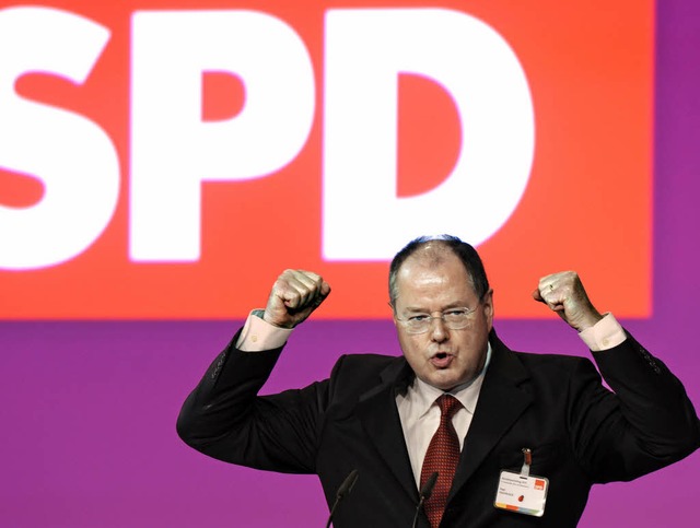 Peer Steinbrck will die SPD wieder zu...r Gabriel und Frank-Walter Steinmeier.  | Foto: DAPD