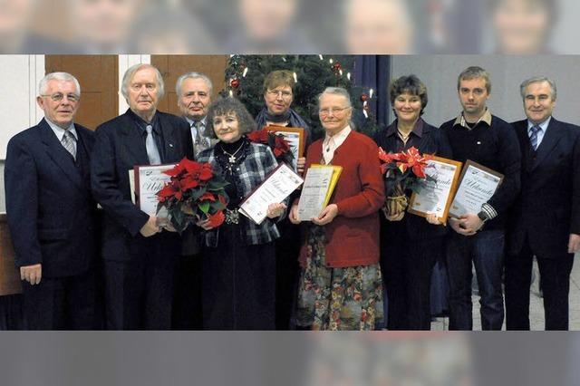 Ehrungen im Mittelpunkt