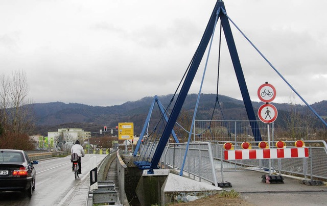 Nicht ganz ungefhrlich war es einige ... morgen heit es wieder: freie Fahrt.   | Foto: Frank Kiefer