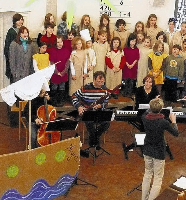 Das Singspiel wurde in der Christuskirche aufgefhrt.   | Foto: zvg