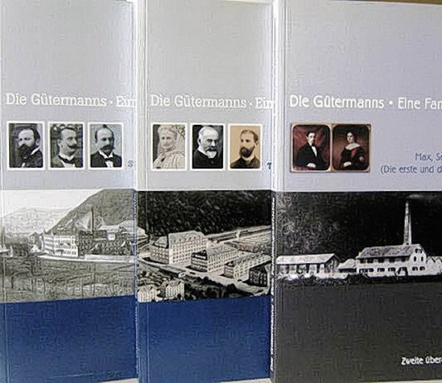 Die Gtermanns &#8211; eine Familien- ...Bnden mit insgesamt fast 850 Seiten.   | Foto: Hubert Bleyer