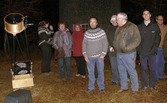 Achim Schaller aus Marzell ermglichte... der Sternwarte auf dem Schauinsland.   | Foto: Kanmacher