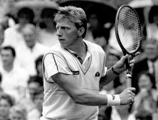 Vorbild fr junge Tennisspieler: Boris Becker  | Foto: ddp