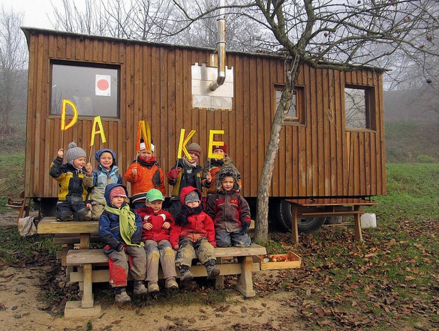 Der Waldkindergarten Malterdingen &#82... Aufenthaltsraum fr die Kinder dient.  | Foto: Braunform