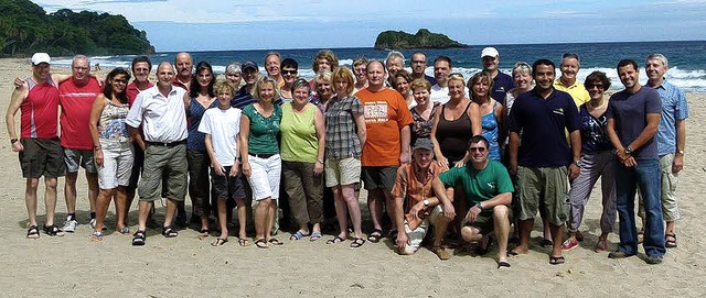 Die Reisegruppe aus Ballrechten-Dottingen in Costa Rica.   | Foto: Privat