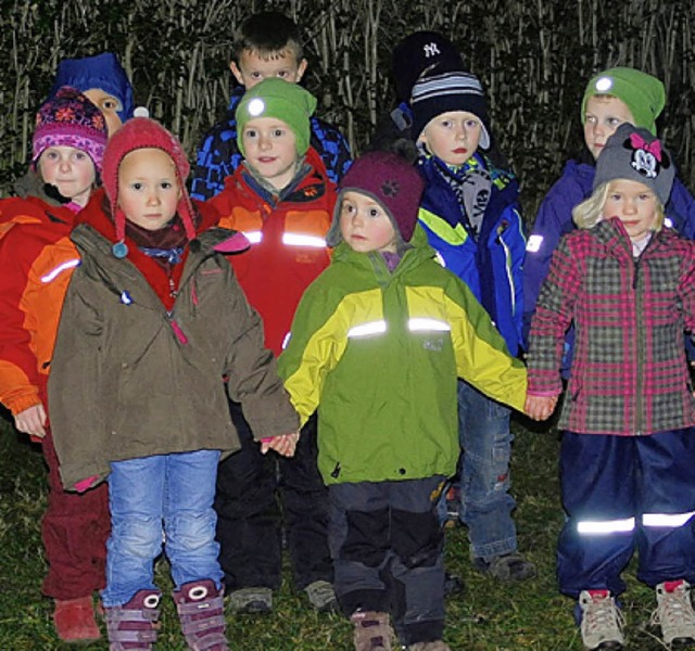 Die Kinder vom Kindergarten Leuchtturm   | Foto: edgar steinfelder