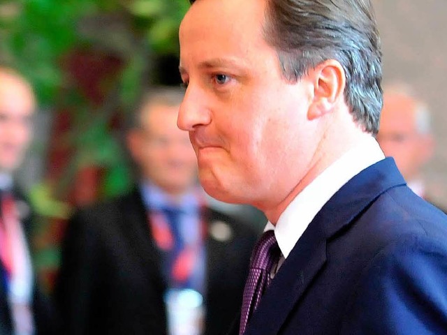 Hat er sich verzockt? Der britische Premier David Cameron.  | Foto: AFP