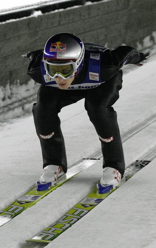 In der Siegesspur: Gregor Schlierenzauer in Harrachov   | Foto: dapd