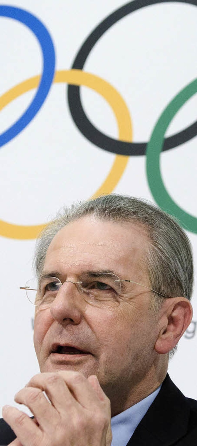 MIlder gestimmt:  IOC-Prsident Jacques Rogge  | Foto: dpa