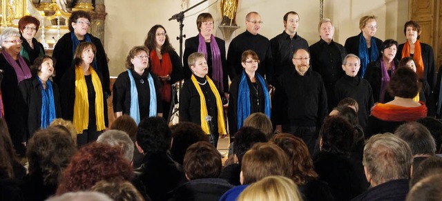 Am Freitag gaben die Gospel Singers un...ia Christ ein Konzert in Sankt Ulrich.  | Foto: Hge