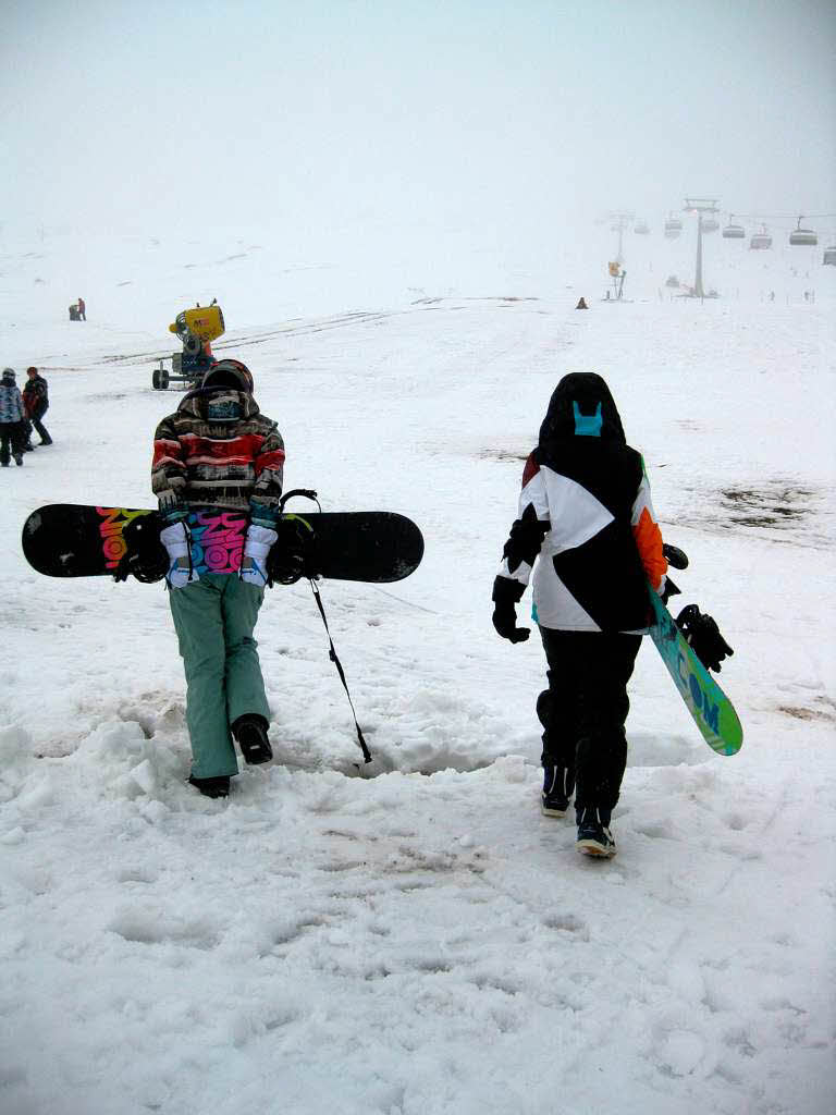 Saisoneröffnung am Feldberg. Saisoneröffnung am Feldberg.