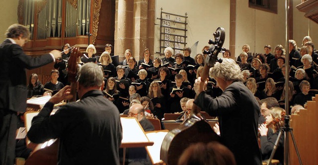 Hermann Feist (links) hat ein  feines ...ie Kraft und die Botschaft der Musik.   | Foto: Heidi Fssel