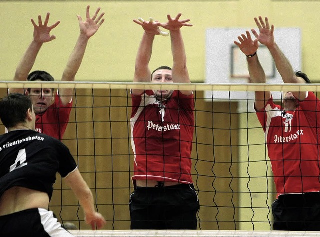 Eine Macht im Block: Patrick Foit, Sergej und Sbastien Golly.   | Foto: Faruk nver (Archiv)