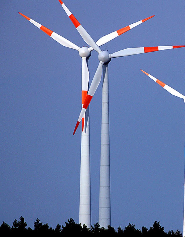 Die Freien Whler in Husern setzen sich mit dem Thema Windkraft auseinander.   | Foto: dpa