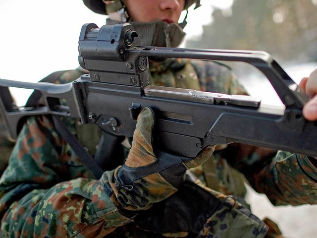 Hat Heckler &amp; Koch illegal Waffen ...nzen in Mexiko geliefert? (Symbolbild)  | Foto: dpa