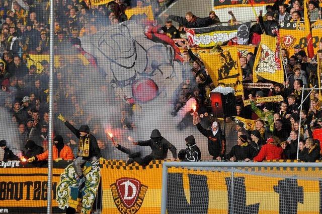 Wieder sorgen Dynamo-Fans fr Negativ-Schlagzeilen
