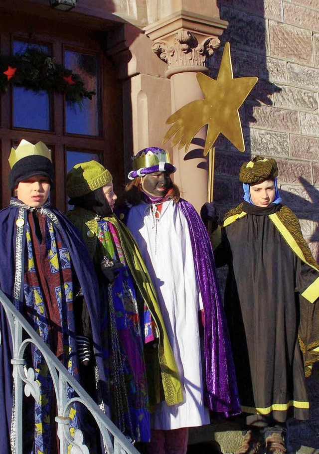 Sternsinger der katholischen Pfarrei St. Bernhard  | Foto: privat