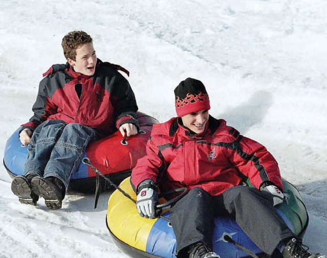 Der Spapark Schluchsee nimmt heute, D...as auch fr einen grnen Winter gilt.   | Foto: Luisa Denz