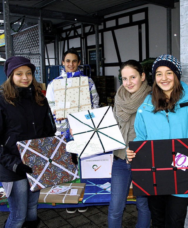 Wie bekommen wir Geld in die Klassenka...teckwnden, fanden die Siebtklssler.   | Foto: Sommerberg-Schule