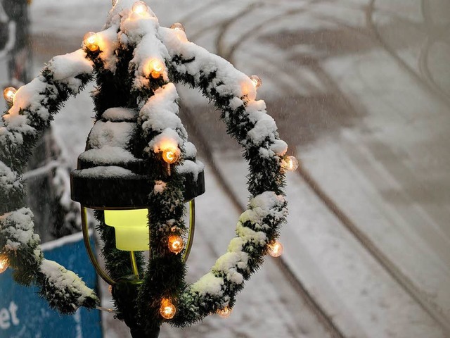 2010 gab es auch in Freiburg Schnee an Heiligabend  | Foto: Rita Eggstein