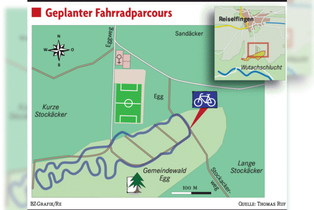 Planung fr den Radparcours steht