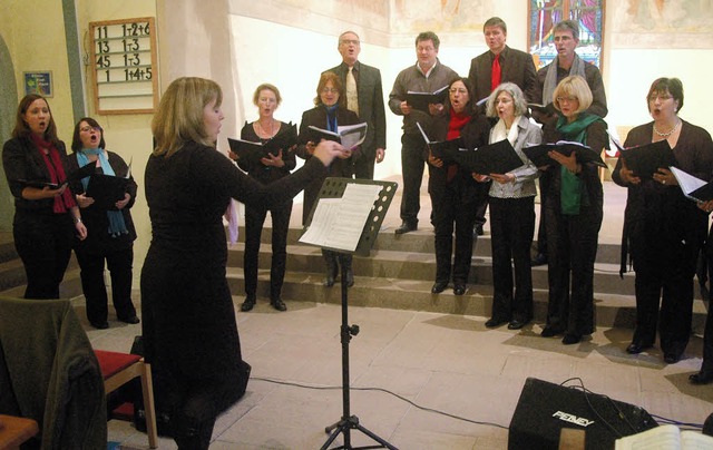 Mitreiender Gesang: Der Gospelchor Sa...em Auftritt in der Margarethenkirche.   | Foto: Winter