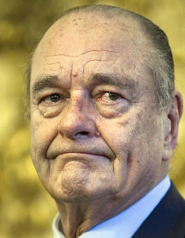 War bei der Urteilsverkndung nicht anwesend: Jacques Chirac.  | Foto: dpa