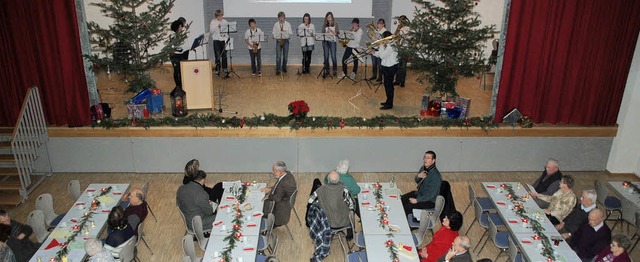 Kindergarten, Grundschule, Musikverein...enioren im Brgerhaus in Tutschfelden.  | Foto: Marion Domann