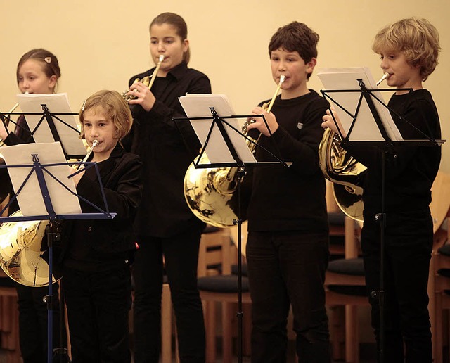 Musikschler zeigen ihr Knnen   | Foto: Christoph Breithaupt