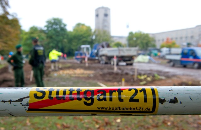 Gericht stoppt Bauarbeiten fr Stuttgart 21  | Foto: dpa