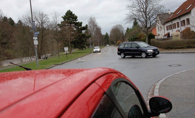 Kreisel als  Anbindung der Dammstrae ... Zollfreie Strae  wird jetzt geplant.  | Foto: Nikolaus Trenz