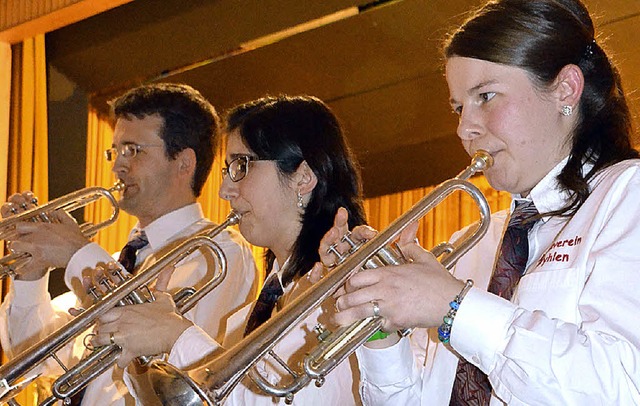Auch die Trompeter begeisterten.  | Foto: Weber-Kroker