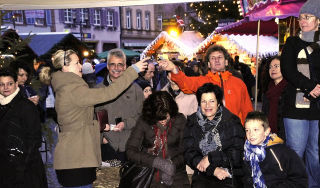 Flucks bei der Hand war BZ-Mitarbeiter...gerung fnf Euro Scheine einzusammeln.  | Foto: Markus Zimmermann