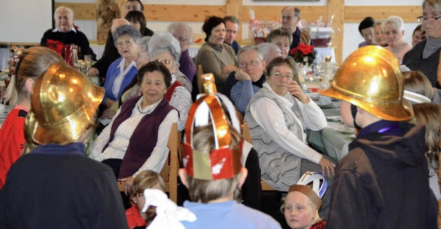 Mit einem Weihnachtsspiel haben Grunds...rennachmittages in Birkendorf erfreut.  | Foto: Sebastian Barthmes