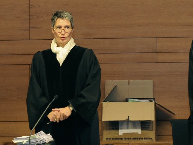 Die Vorsitzende Richterin: &#8222;Tat ...bjektivem Hinrichtungscharakter&#8220;  | Foto: dapd