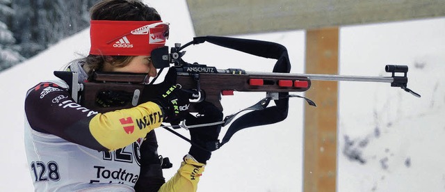 Schnell beim Laufen und Schieen:  Tag...dinger beim Biathlon-Einzelwettkampf.   | Foto: Junkel