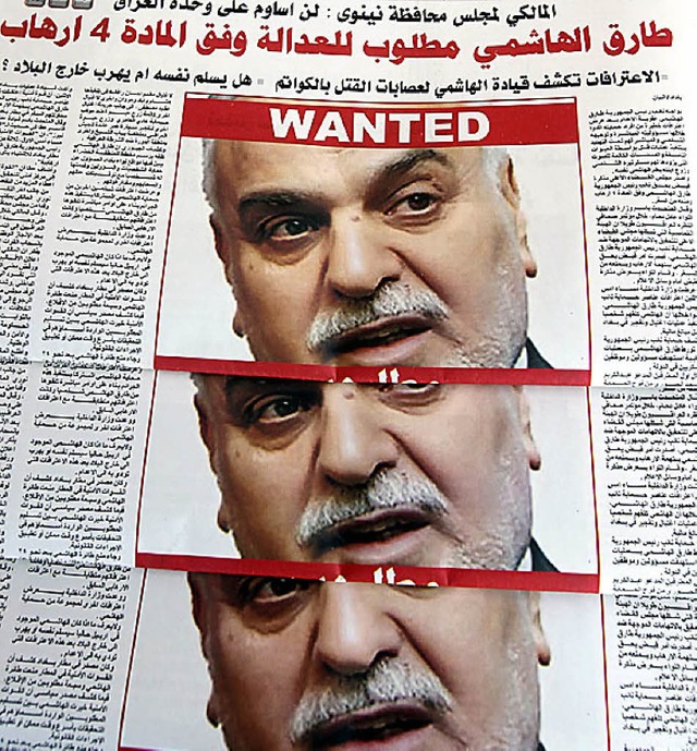 Vizeprsident Haschemi wird gesucht.   | Foto: AFP